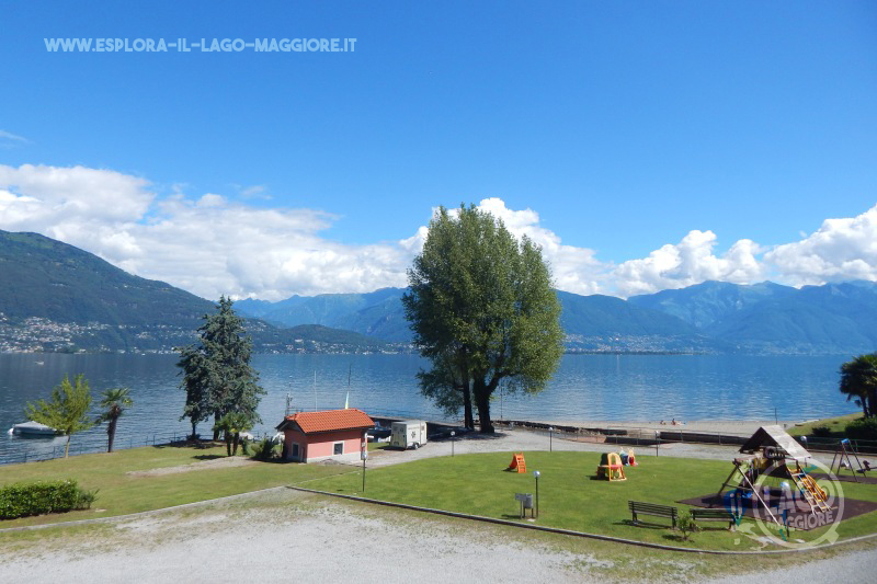 Spiaggia Lido di Zenna Lago Maggiore