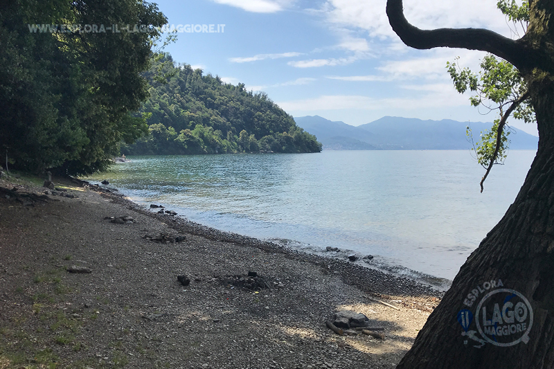 Spiaggia Ronco delle Monache Maccagno Lago Maggiore