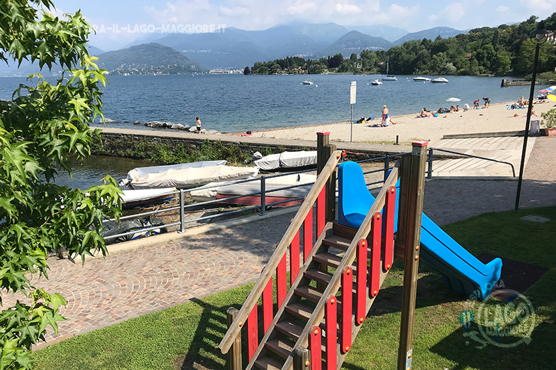 Spiaggia Reno Leggiuno Lago Maggiore